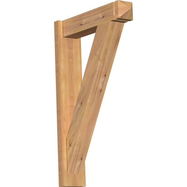Ekena Millwork Traditional Smooth Arts and Crafts Outlooker, Western Red Cedar, 5 1/2"W x 22"D x 34"H OUT06X22X34TRA03SWR - main